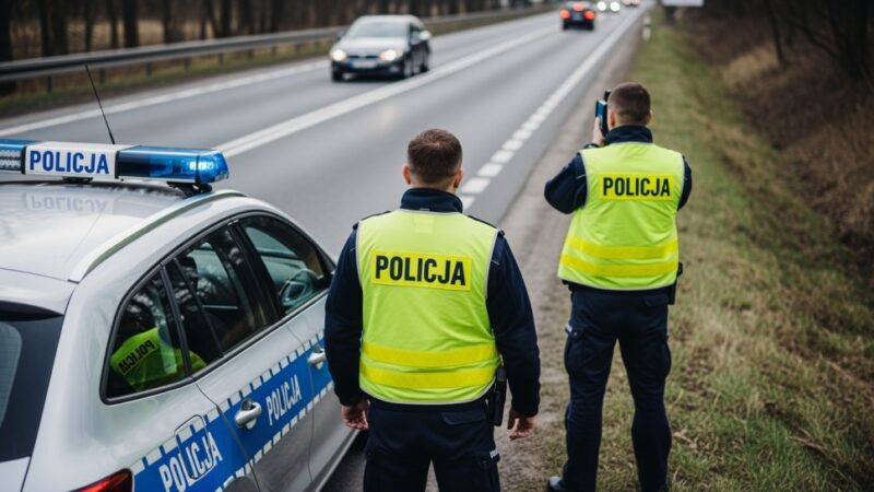 Kierowca z Pruszkowa stracił prawo jazdy za przekroczenie prędkości o 63 km/h