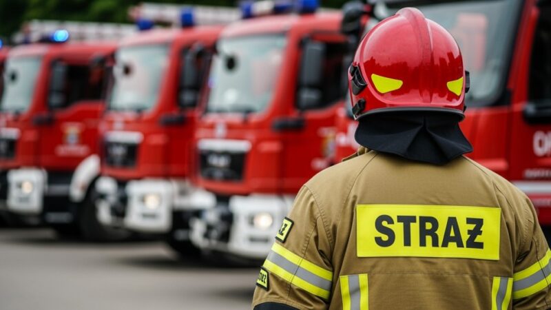 Pożar w Pułtusku: Policja przeprowadza ćwiczenia przeciwpożarowe