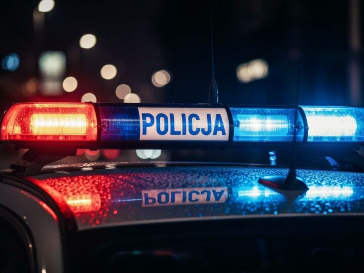 Pijany awanturnik uszkodził radiowóz po kłótni z partnerką