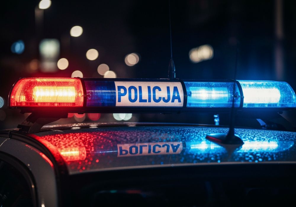 Pijany awanturnik uszkodził radiowóz po kłótni z partnerką