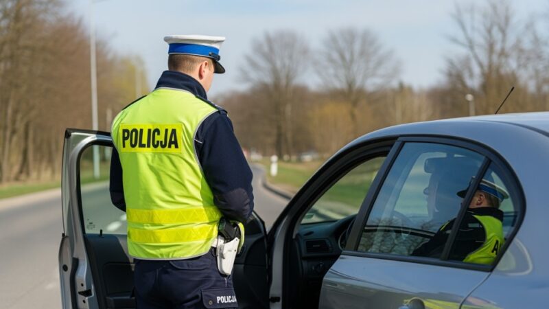 Bezpieczeństwo na drodze: Policja intensyfikuje kontrole „Pasy i telefony”