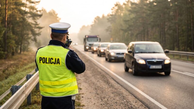 Wzmożone kontrole drogówki ujawniają setki wykroczeń prędkości