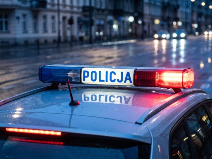 Policja likwiduje stoisko z podróbkami odzieży na targowisku w Pułtusku