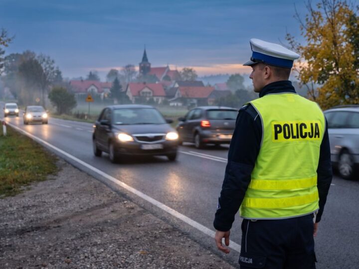 Nowy kierowca po egzaminie wpadł w pułapkę mandatu i punktów karnych za brawurę na drodze