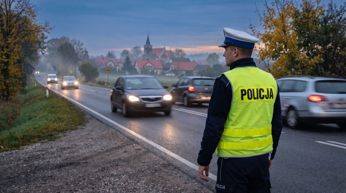 Nowy kierowca po egzaminie wpadł w pułapkę mandatu i punktów karnych za brawurę na drodze